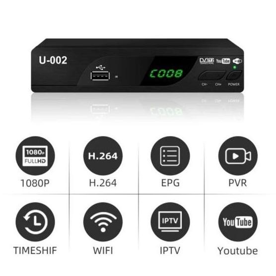 Set Top Box Tv Digital Stb Tv Digital Dvb T2 Dvb-T2 Kualitas Terbaik