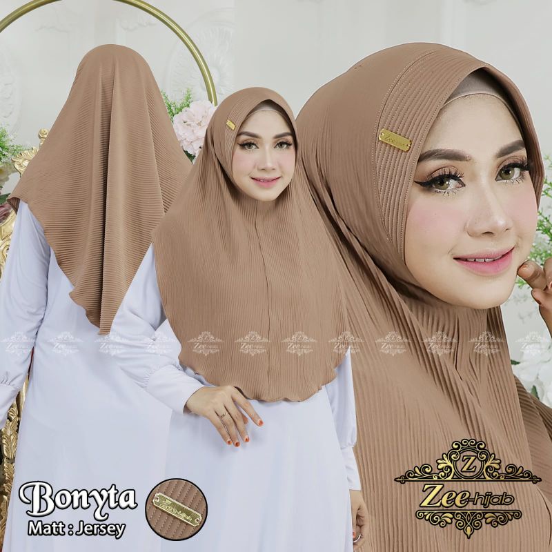 BONYTA PLISKET / JILBAB PLISKET / JILBAB INSTAN / HIJAB INSTAN / BERGO JERSEY / JILBAB INSTAN JERSEY / BERGO PLISKET PET / BERGO JERSEY