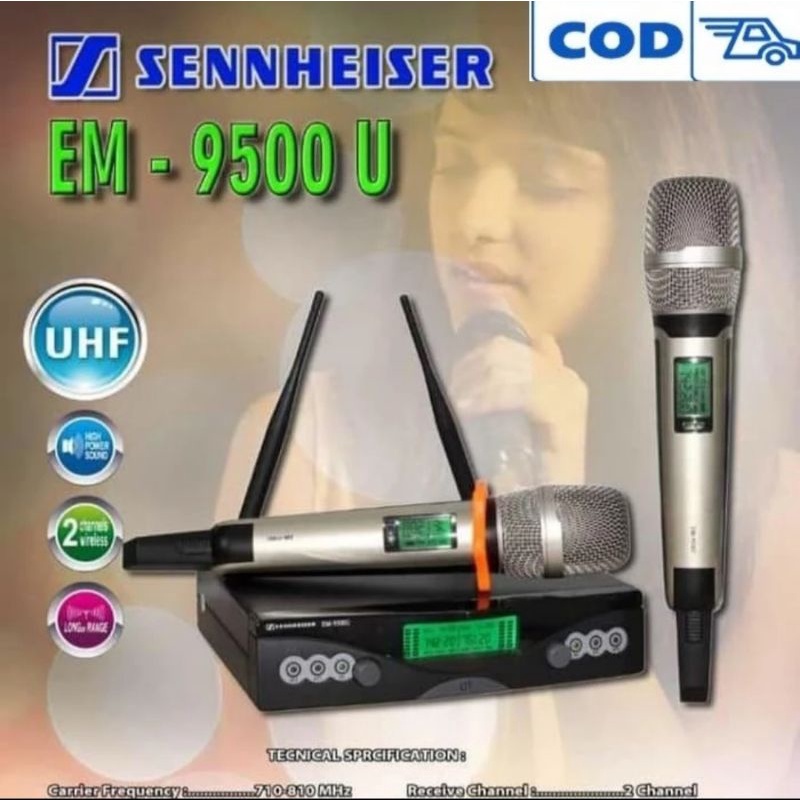 mic wireless sennheiser EM 9500 U microphone wireless sennheiser