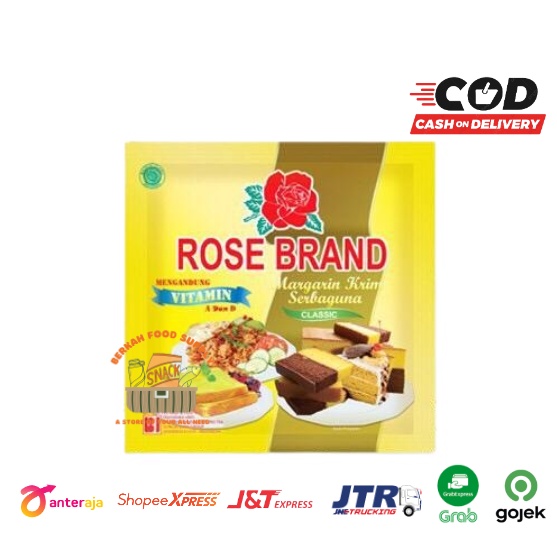 

Margarin Serbaguna Rose Brand 200gr / Mentega Classic / margarine