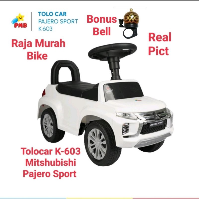 Tolocar PMB K-603 Mitshubishi Pajero Sport Mainan Anak Mobil Mobilan Mobilan Dorong Anak