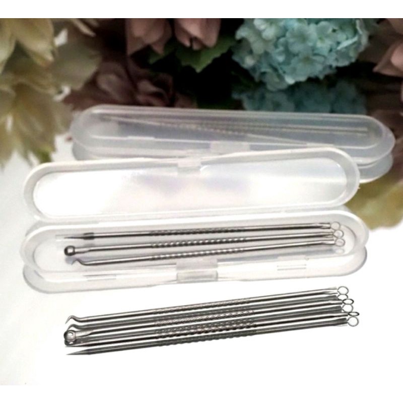 ALAT PENCETAN KOMEDO JERAWAT SET 3 IN 1 BAHAN STAINLESS STELL TEBAL