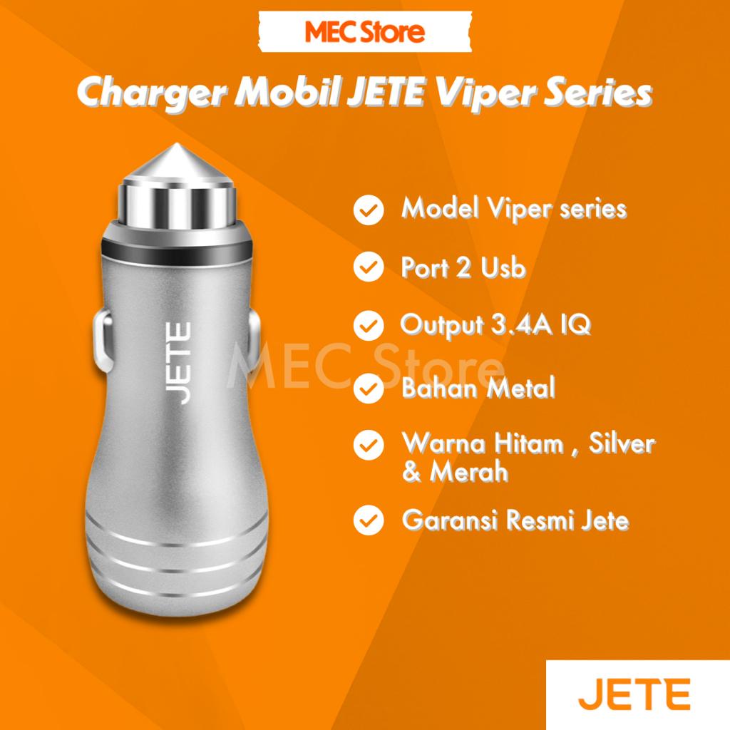 Car Charger / CAS Mobil Jete Viper Series 2.4A Smart iQ Metal