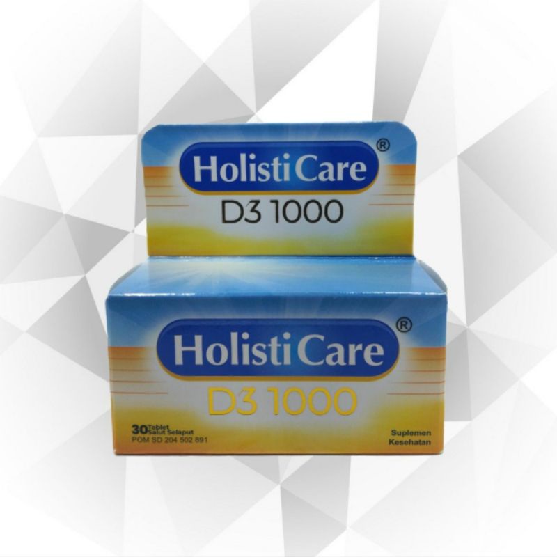 holisticare D3 1000IU 30tablet suplemen makanan vitamin obat