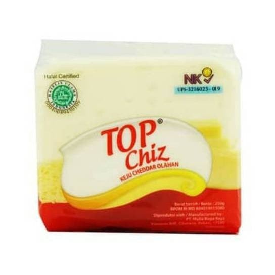 

T0P TOPCHIZ 250GR - TOP CHIZ 250 GR - CHEESE ( KEJU CHEDDAR BY PROCHIZ ) NICE