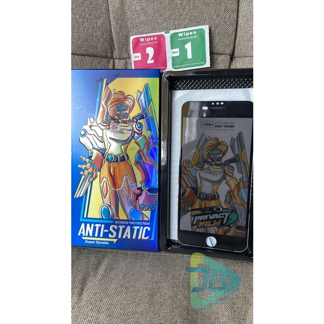 ANTI STATIC TEMPERED GLASS TG ANTI GORES KACA SPY PRIVACY ANTI SPY ANTI KEPO KUALITAS IMPORT JAPAN FOR IPHONE 7+ 8+ X XR XS XS MAX 11 12 13 MINI PRO MAX 14 PLUS 14 PRO MAX JB6031