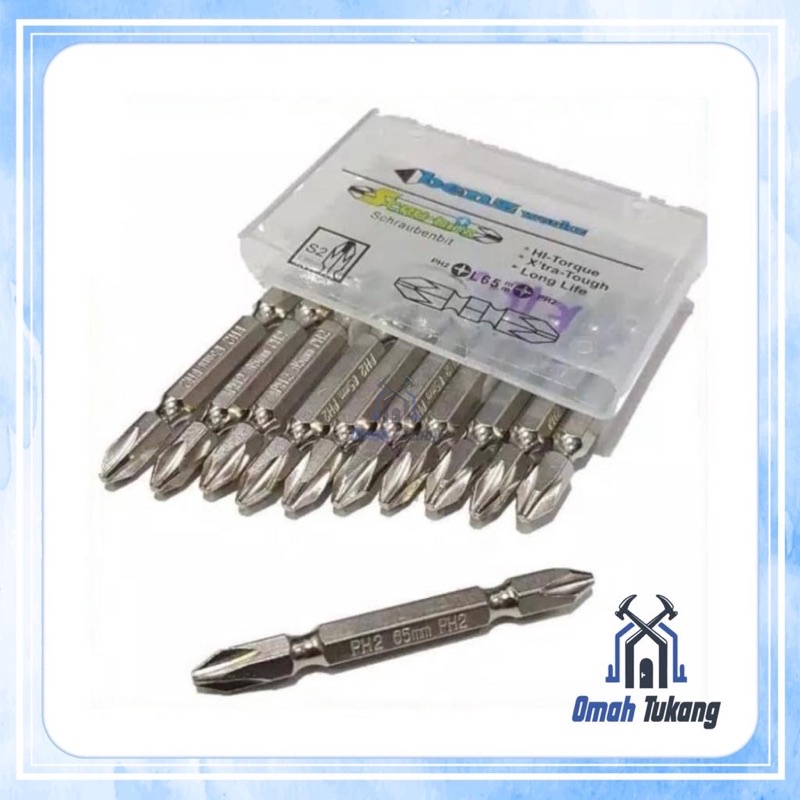 Mata Obeng Angin 2 x 65 BENZ WERKS / Mata Bor Obeng Angin