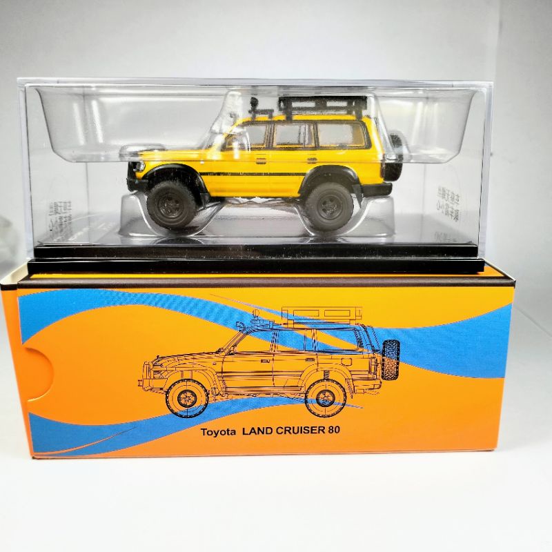 GCD Toyota Land Cruiser 80 Kuning Full Aksesoris