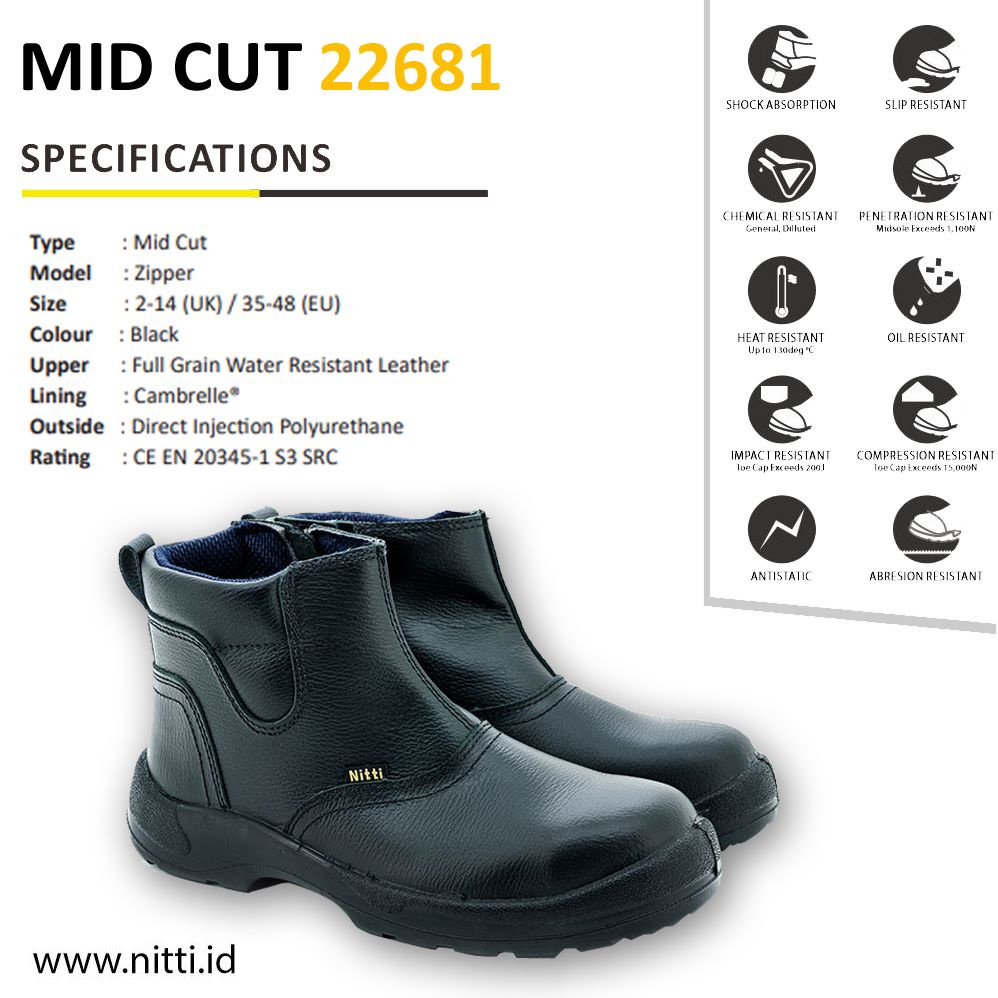 SAFETY SHOES NITTI  22681