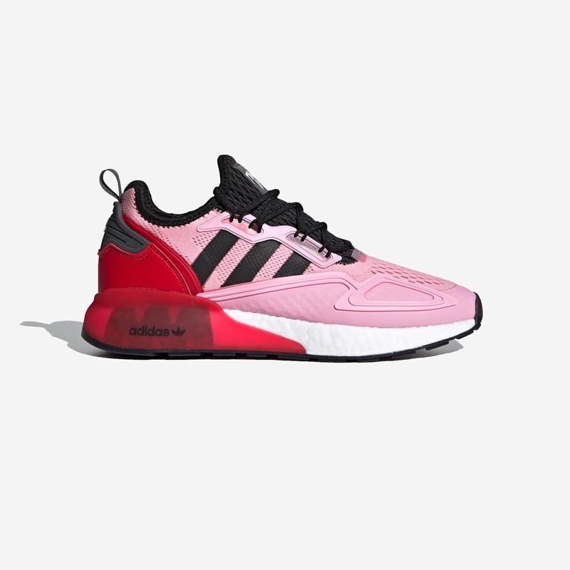Adidas Men Ninja ZX 2K Boost Shoes Pink Scarlet Original