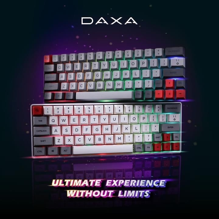 Rexus DAXA M64 Ultimate Wireless - M-64 Mechanical Gaming Keyboard BLACK - RED SWITCH