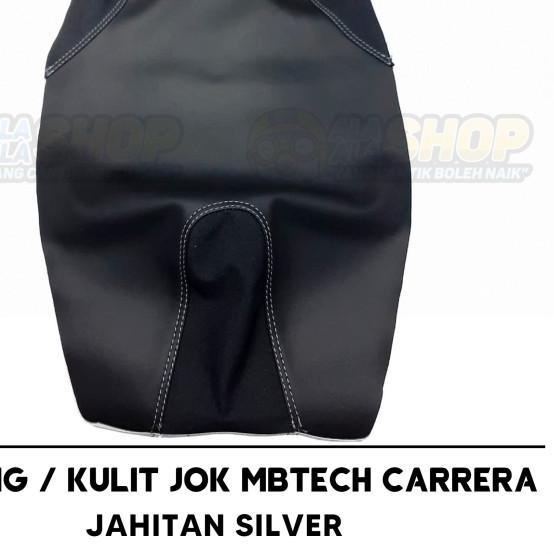 Sarung / Kulit Jok Motor MBTech Carrera Original MB Tech - JAHITAN HITAM, BEAT KARBU/FI