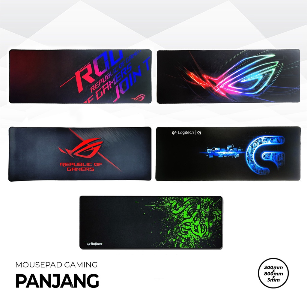 MOUSE PAD GAMING SUPER XTRA PANJANG 80X30X3