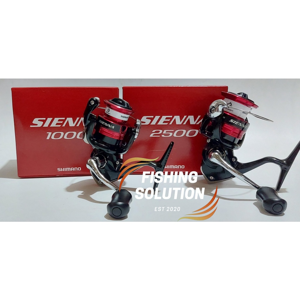 Reel Pancing Shimano Sienna 2022 1000 dan 2500 + Bonus Spool Tambahan Bergaransi