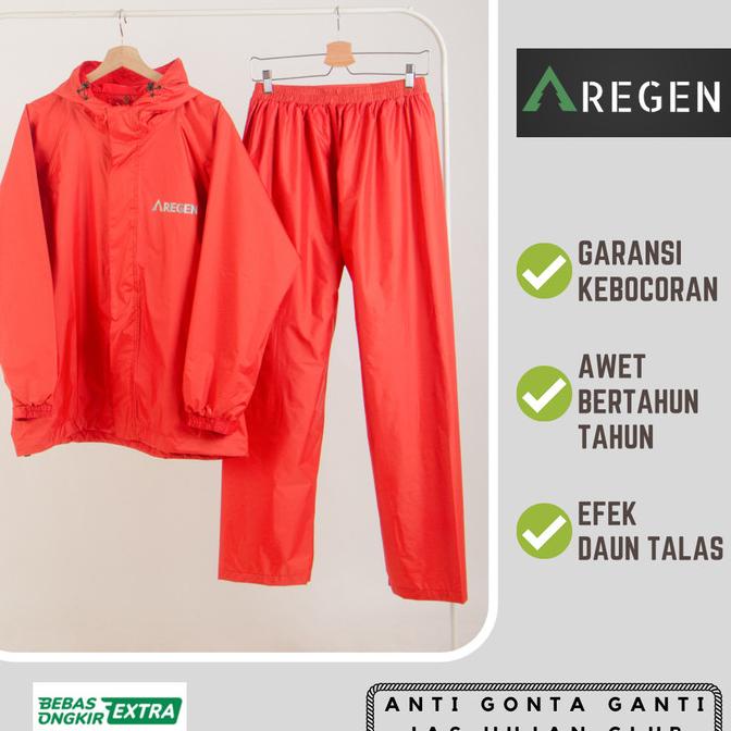 BISA COD Jas Hujan Premium REGEN - Waterproof Bergaransi - Bukan Axio eiger /JAS HUJAN WANITA/JAS HU