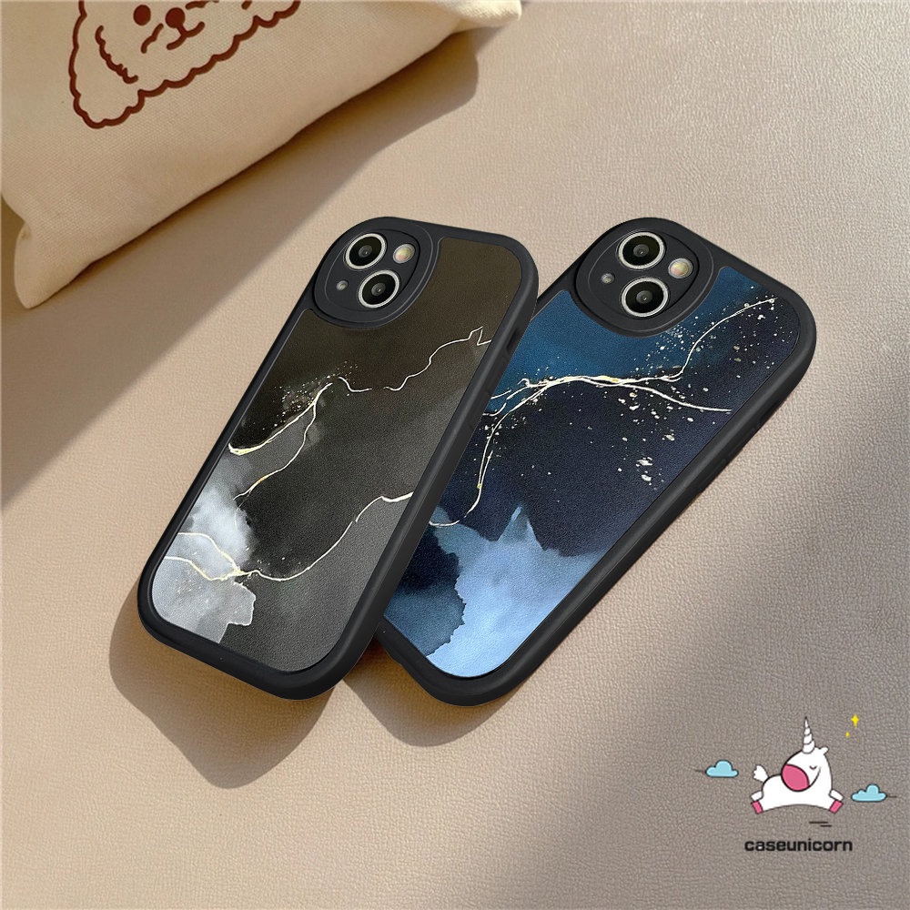 Soft Case Tpu Motif Abstrak Cat Air Tahan Banting Untuk iPhone 11 13 12 14 Pro Max 6 6s 7 8 Plus XR X XS Max SE 2020