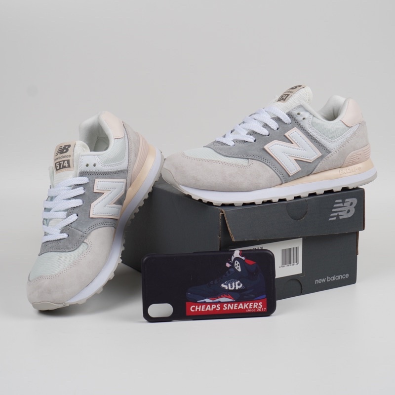Sepatu New Balance Wanita New Balance 574 Grey Cream