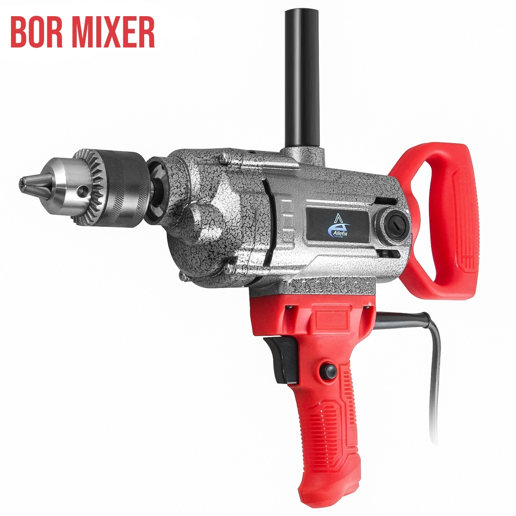 Allefix Electric Drill Mesin Bor Mixer Pengaduk Cat atau Semen Multifungsi-M6200B