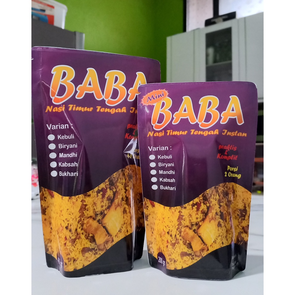 

Baba Nasi Kebuli / Biryani / Kabsah / Mandhi / Bukhori Instant Simpel Praktis