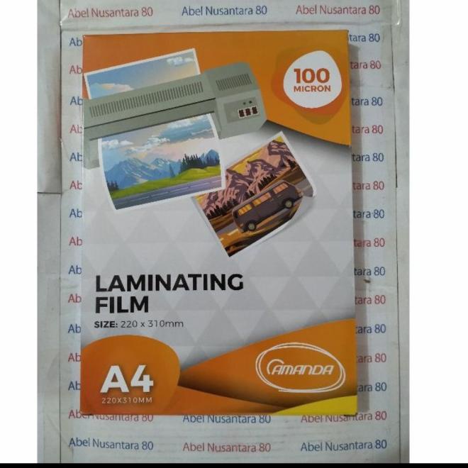 

Plastik Laminating A4 Amanda isi 100pcs
