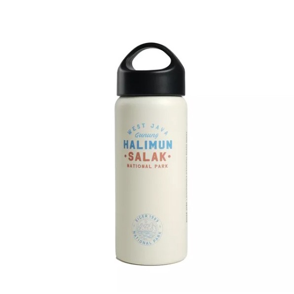 Botol E lllGER1989 TN GN HALIMUN SALAK WATER BOTTLE Cream 91000 8361 Original