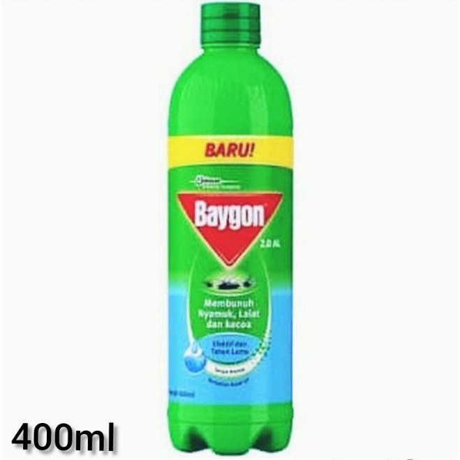 OBAT NYAMUK CAIR BAYGON LIQUID 400 ML REFILL SPRAY SEMPROT TIDAK WANGI