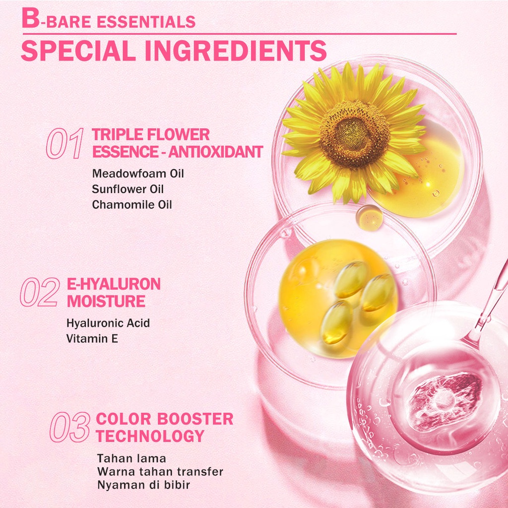 [New Launch] BNB barenbliss Korean Bloomatte Full Bloom Transferproof Matte Tint LONGLAST 12H TRANSFERPROOF