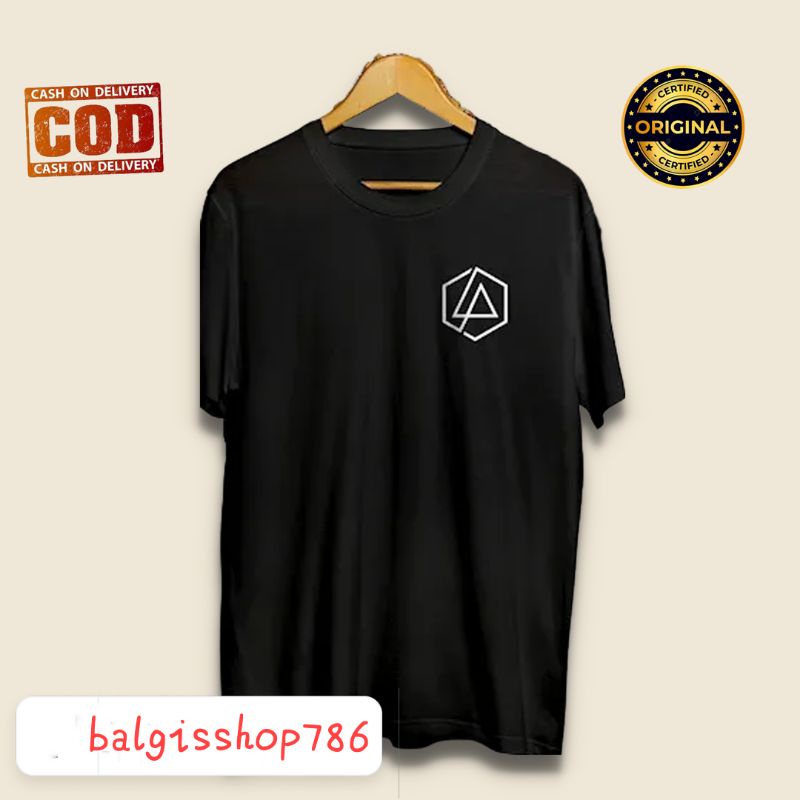 Baju Kaos Distro Pria Logo Linkin Park - MU525LLPK || pria wanita || BM original cotton combaet 30s || bayar di tempat