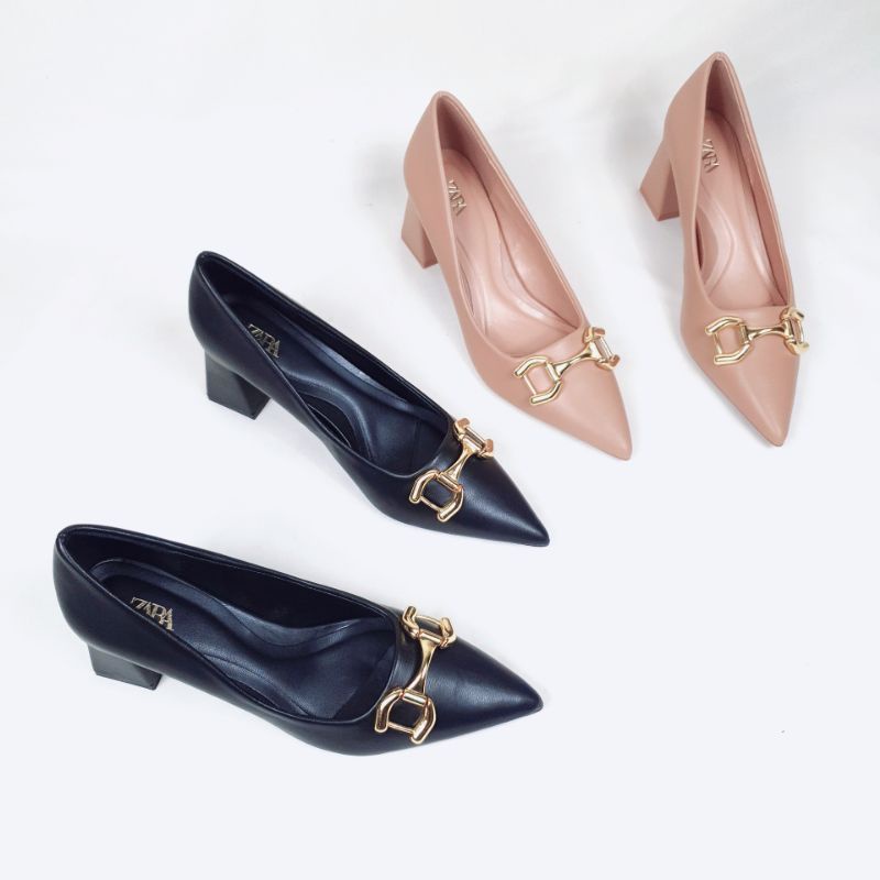 ZR Blocked Heels with Chain 33111