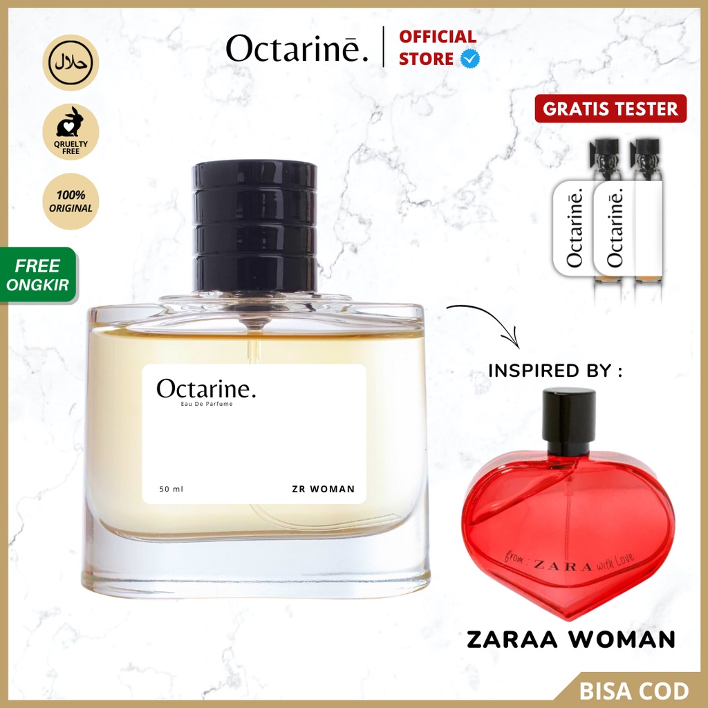 Octarine - Parfum Wanita Tahan Lama Inspired By ZARA WOMAN | Parfume Perfume Farfum Minyak Wangi Cewek Murah Original