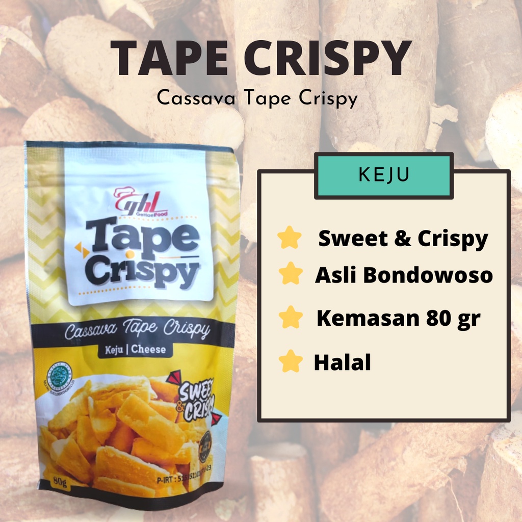 Tape Crispy 'Cassava Tape Crispy'