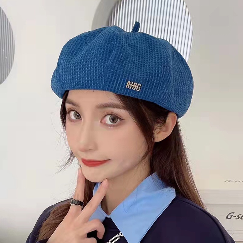 Topi Baret Bahan Wol Gaya Inggris Perancis