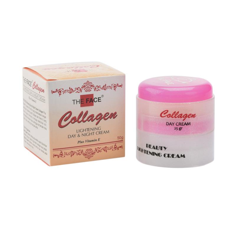 Cream Collagen The Face Original - Cream Pemutih Siang Malam - Pemutih Wajah