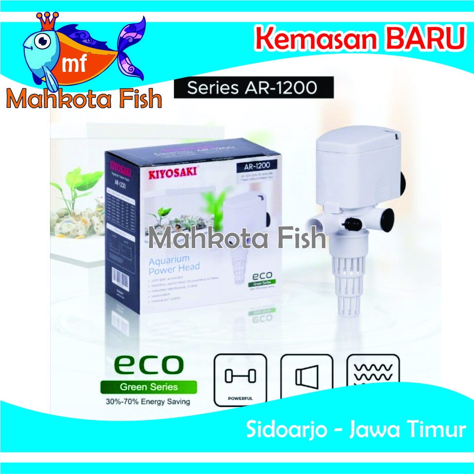 Pompa Celup 1200 HEMAT ENERGY | Pompa Filter Aquarium | FREE BUBLE | Sakkai, Recent, Kyoto, dll