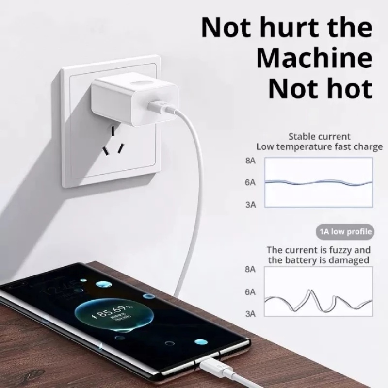 6a Kabel Data / Charger USB Tipe C Fast Charging Untuk Huawei Mate 40