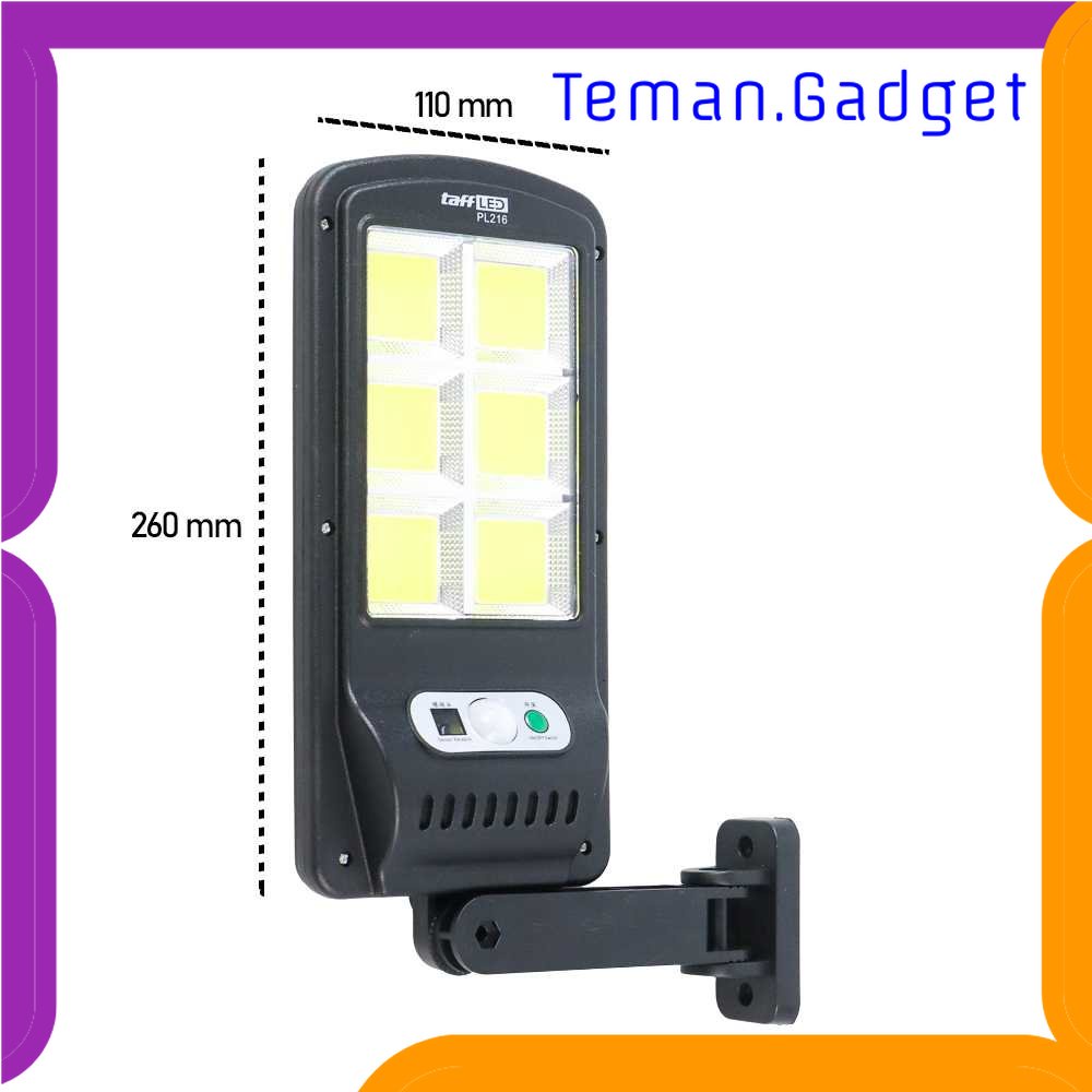 TG-LMP TaffLED Lampu Solar Panel PIR Motion Sensor COB with Remote - PL216