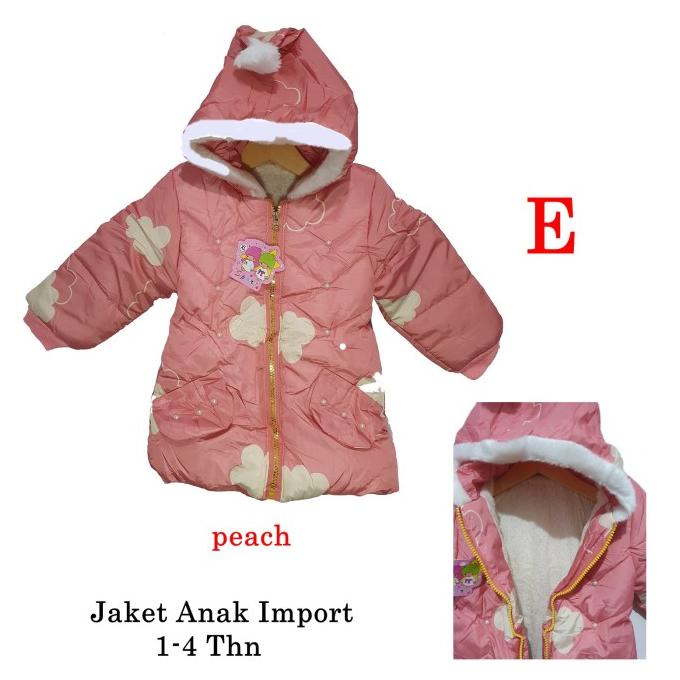 Sweater Jaket Baju Hangat Anak Bayi Perempuan Girl 01