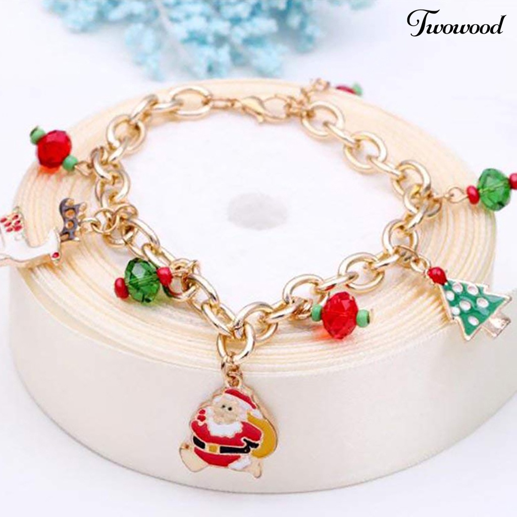 Gelang Rantai Desain Santa Clause Untuk Natal