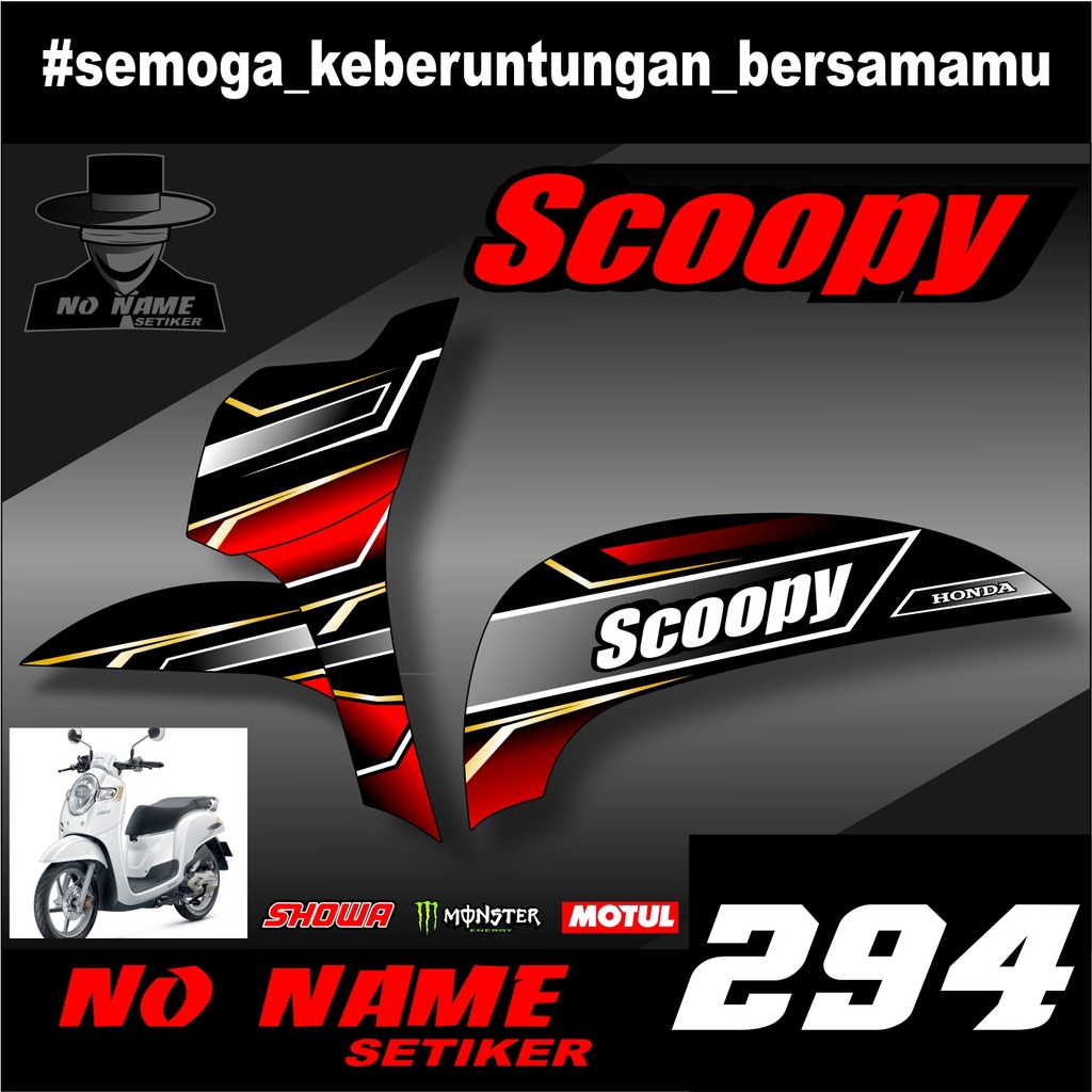 Striping Scoopy Scupy(294) Injeksi 2017 sampai 2020