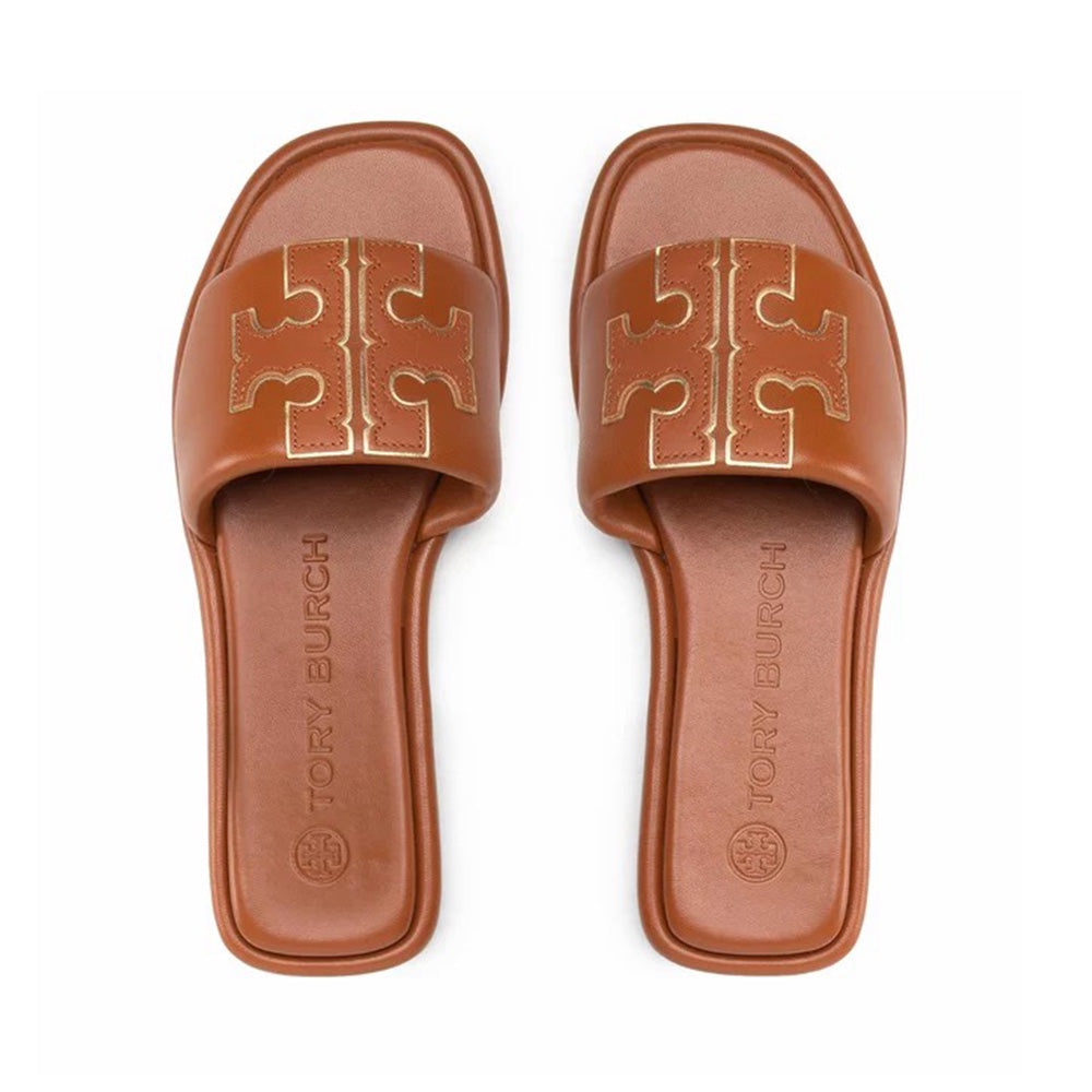 TB Double T Sport Slide Wine Brown 100% Original