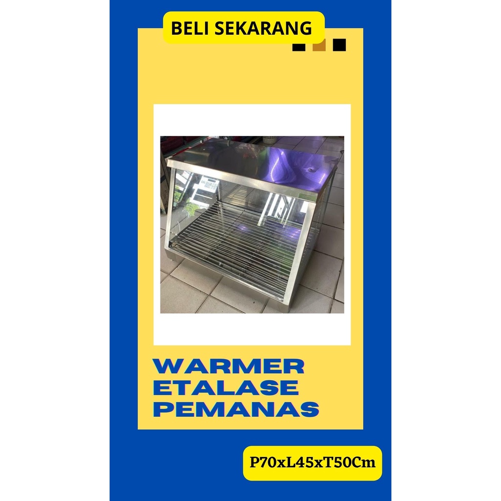 Warmer/Etalase Food/mesin penghangat/Showcase Warmer Fried Chicken ( Free Ongkir)