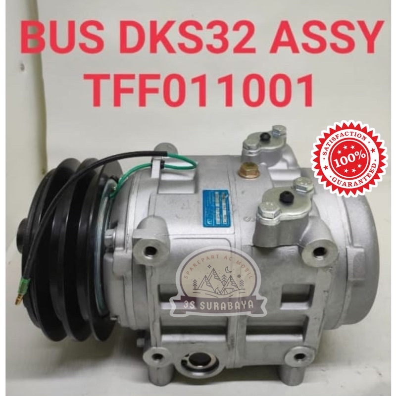 Kompresor Bus Ac TM32 TM31 Ac Bus Medium Universal Compressor Lengkap Assy TM 31 32