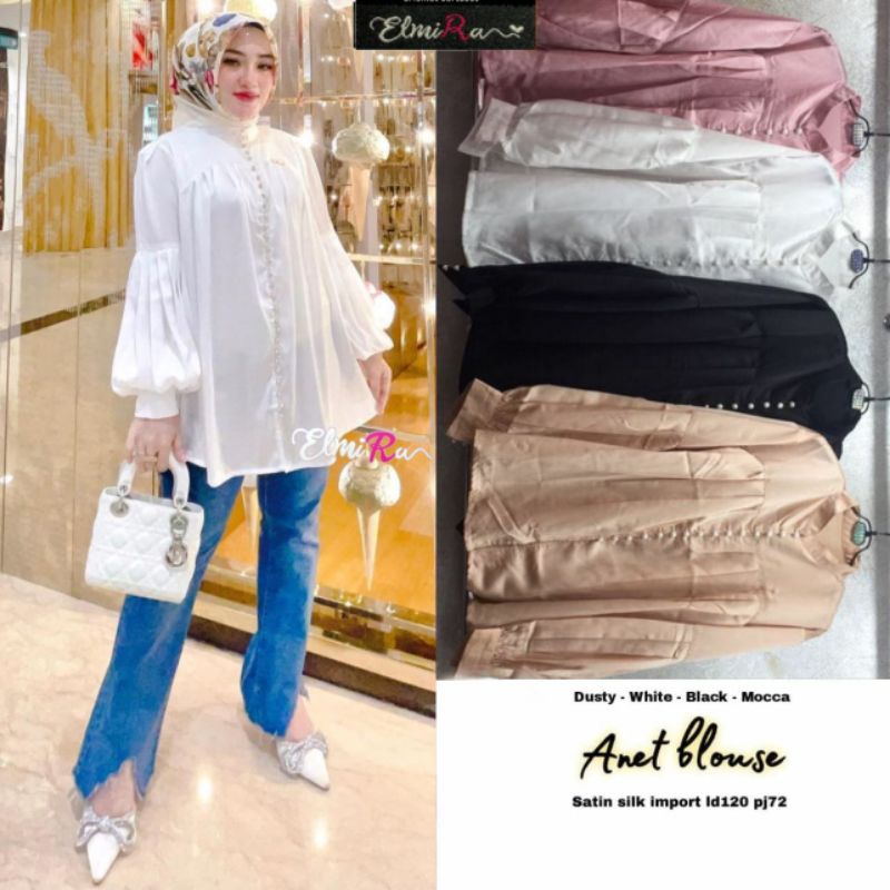 (COD) ANET BLOUSE // ORIGINAL ELMIRA // BEST PREMIUM