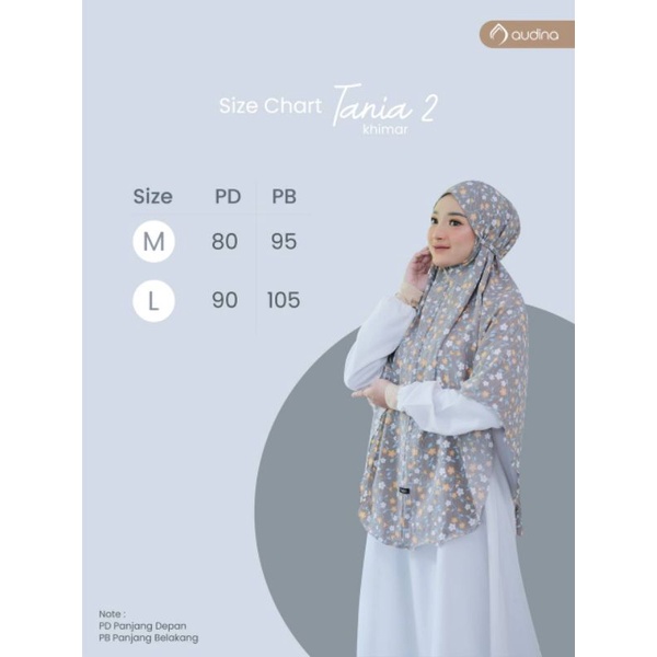 Bergo Tali Tania Khimar By Audina