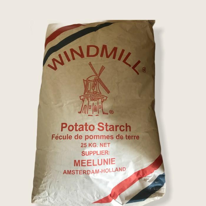 

Tepung Kentang / Potato Starch Windmill 25Kg Gojek/Grab Only 054