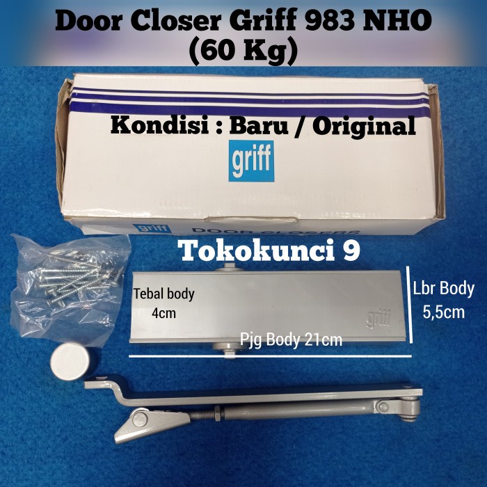 Penahan Pintu Door Closer Griff 983 Nho Penahan Pintu Otomatis Griff