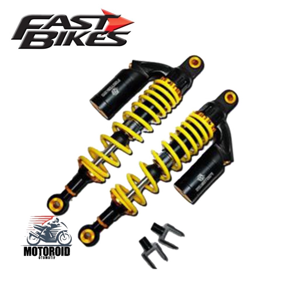 Shockbreaker Bebek Fastbikes Tabung Atas Universal 280mm 340mm Dual Shock Belakang