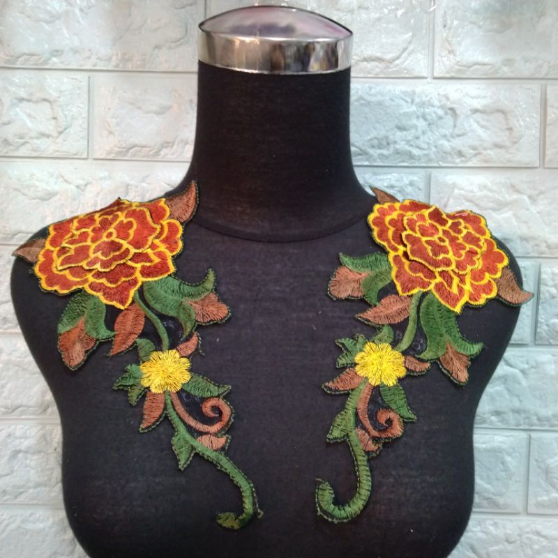 Bordir murah | Bordir tempel | bordir bunga | bordir kebaya | bordiran dress | renda bordir | bordir