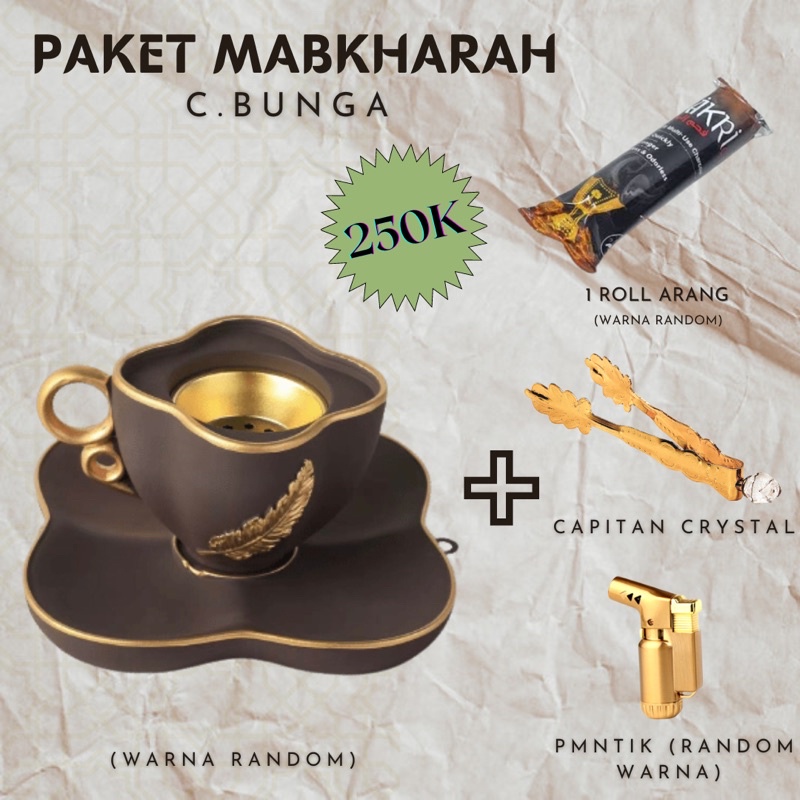 PAKET Mabkharah Besar Lengkap || Mabkharah Tempat Dupa Buhur