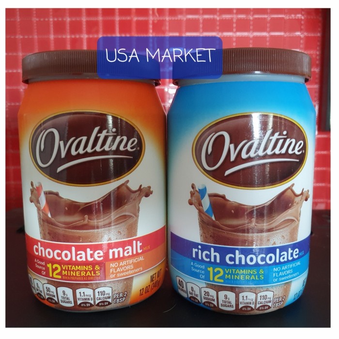 

Tokopratiwiw - Ovaltine Rich Chocolate - Choco Malt 340 Gr Usa Minuman Coklat Instan